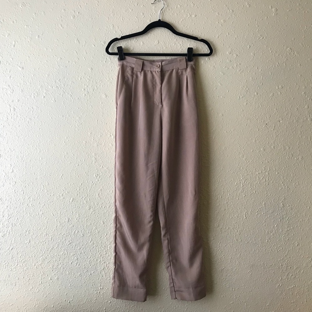 ✨SOLD✨ High waist kaki trousers - Picture 4 of 6